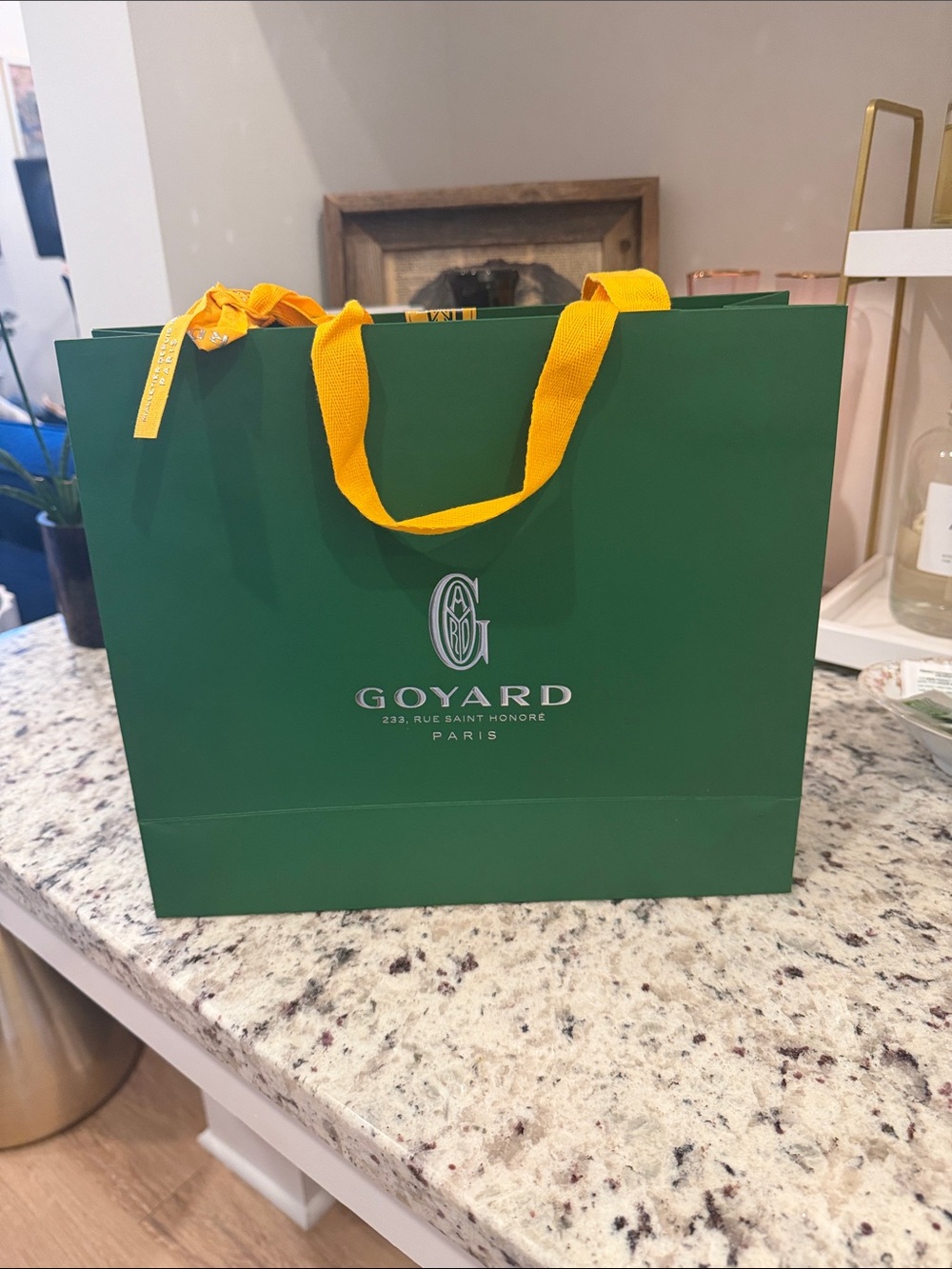 Goyard Green Gift Bag - BAG ONLY